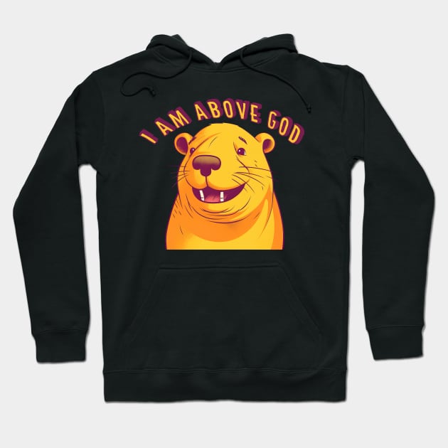 I Am Above God Hoodie by DankFutura